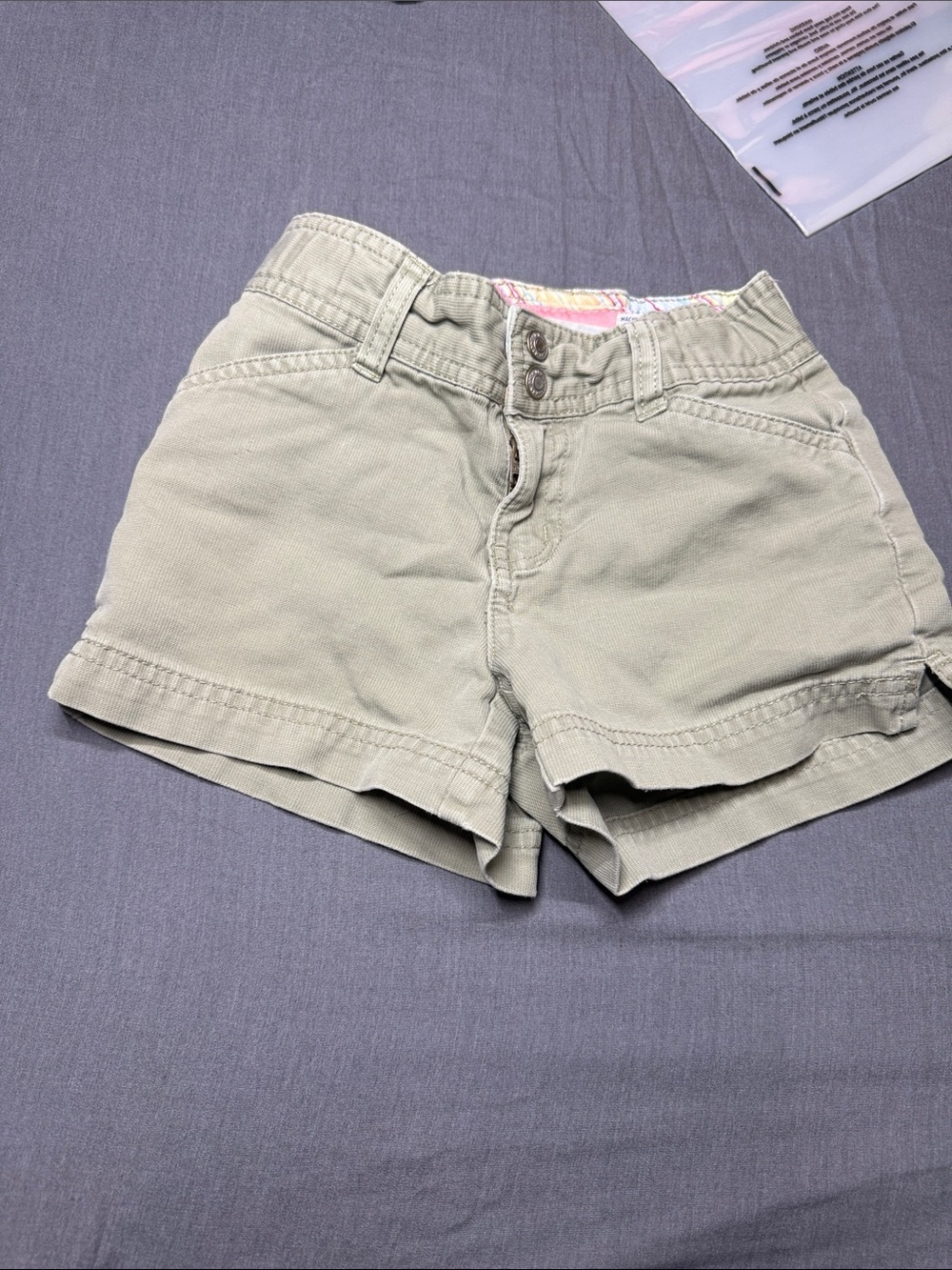 Old Navy Light Olive Kids Bermuda Shorts